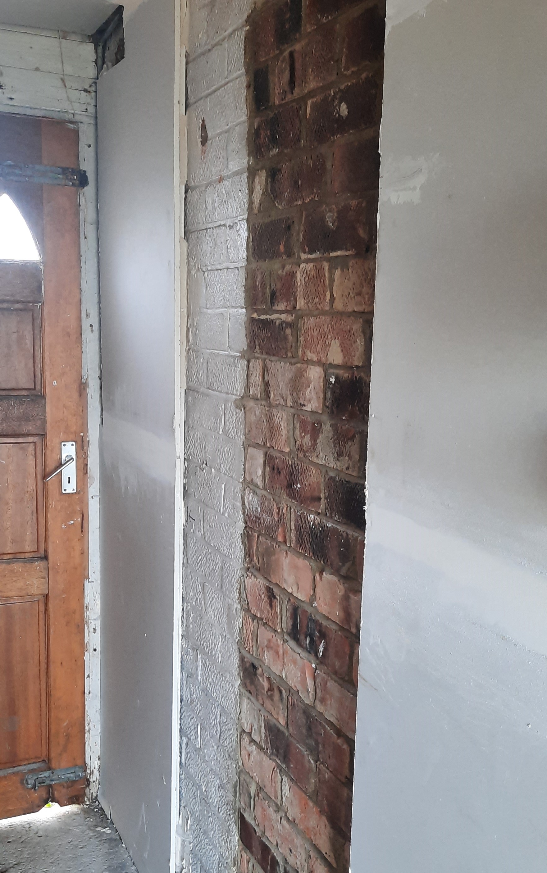 Utility Room with Potential Door to Kitchen
