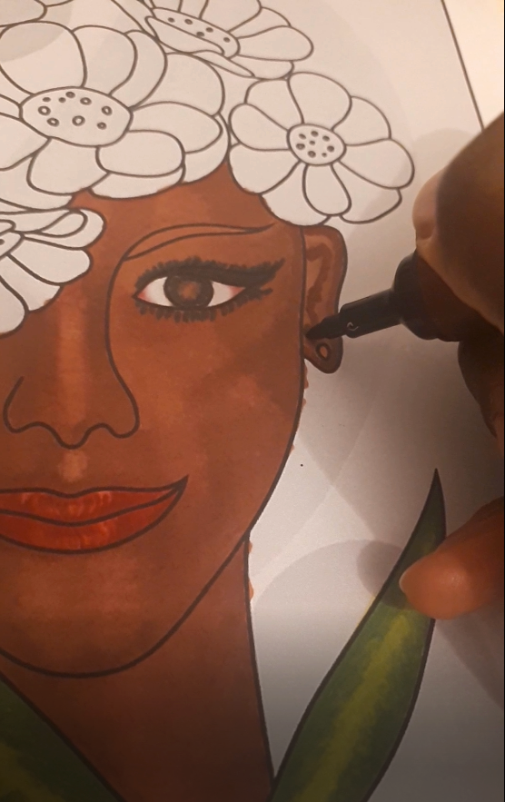 Painting with Promarker Pens