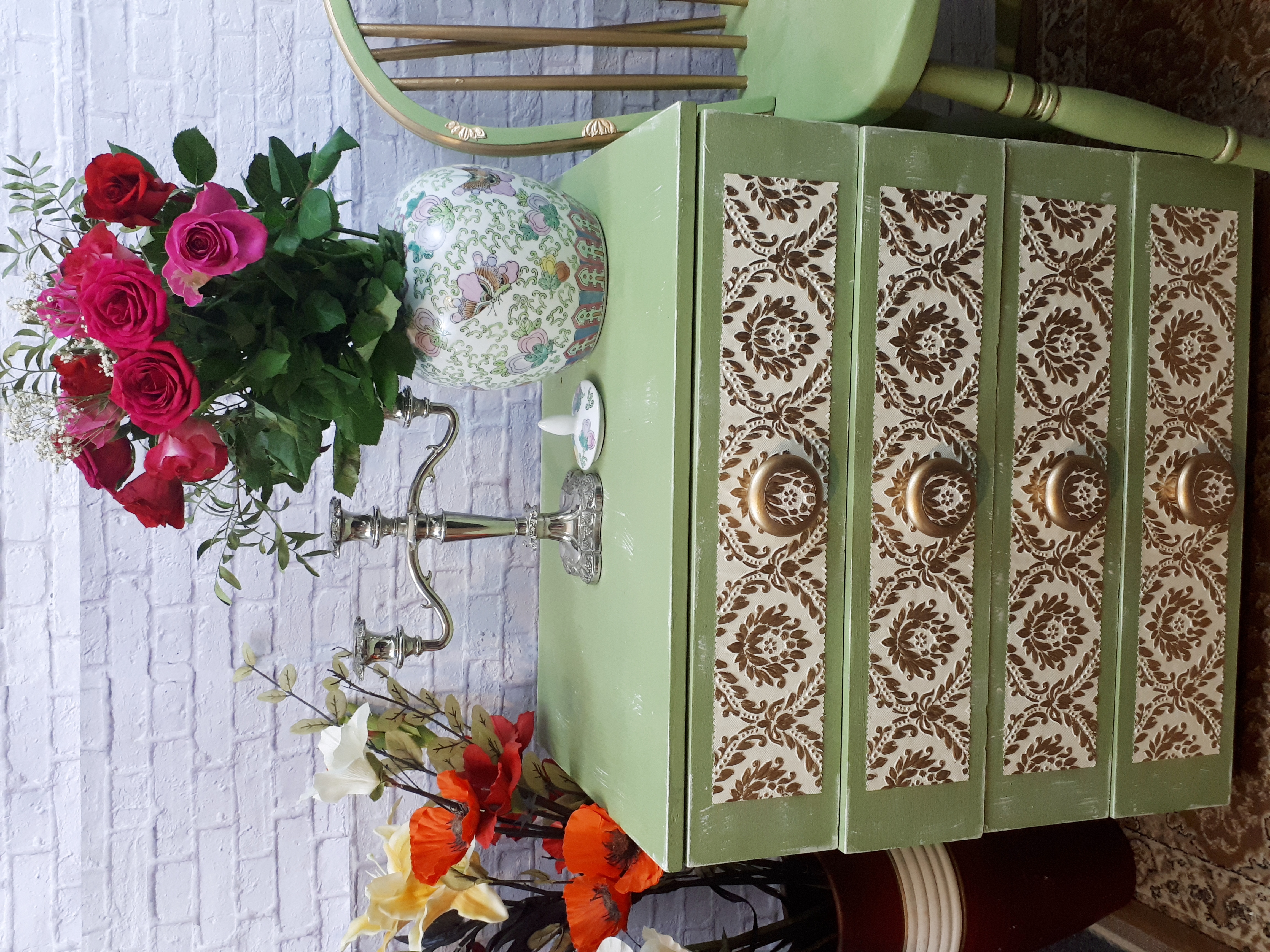 Upcycled Chest Drawer and Chair