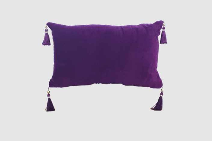 Luxurious Purple Velvet Cushions