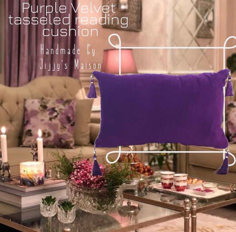 Luxurious Purple Velvet Cushions