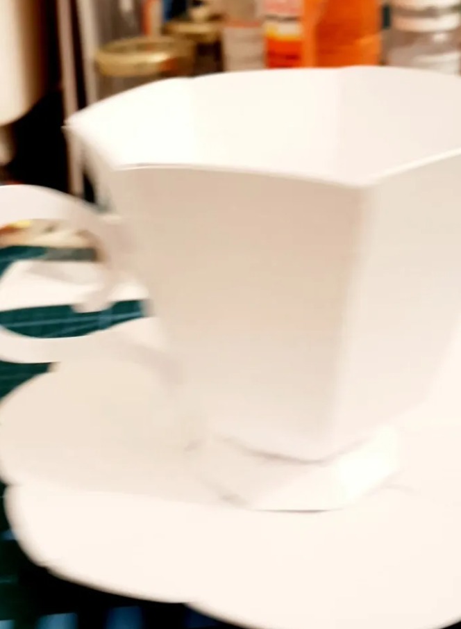 Floral Fountain in a Floating Cup