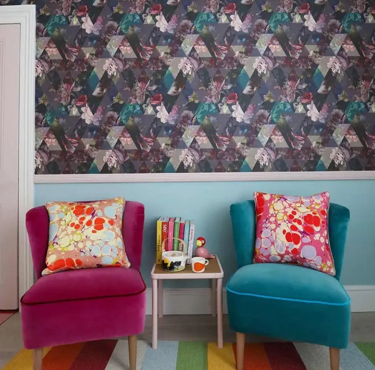 12 Dazzling Interior Wall Paper Trends
