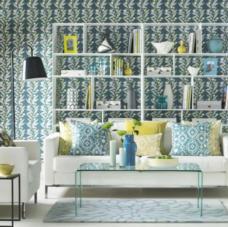 12 Dazzling Interior Wall Paper Trends