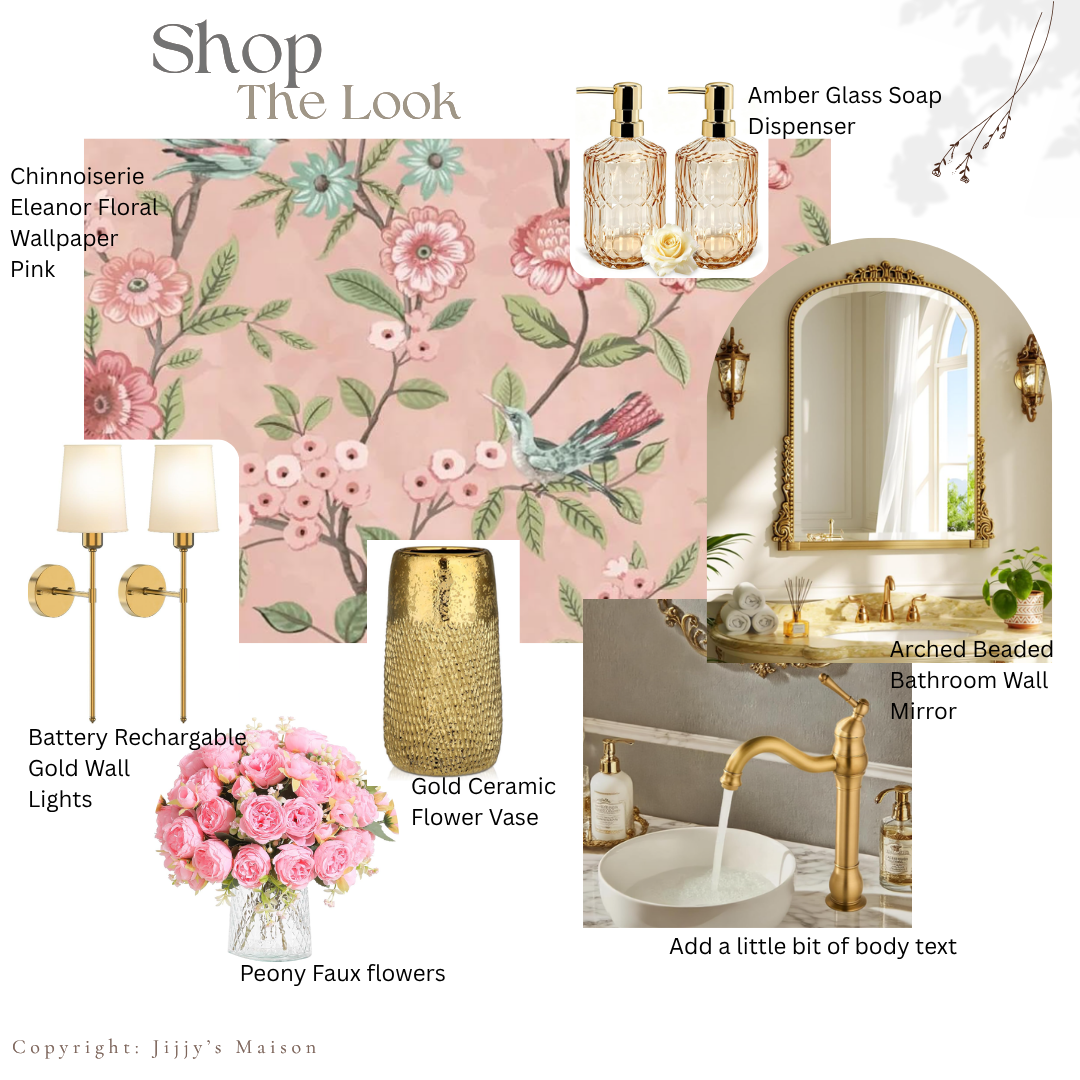 Shop the Look - Chinoiserie Bathroom