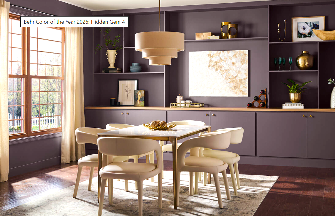 Curtain call part of Behr's 2026 Colour Capsul