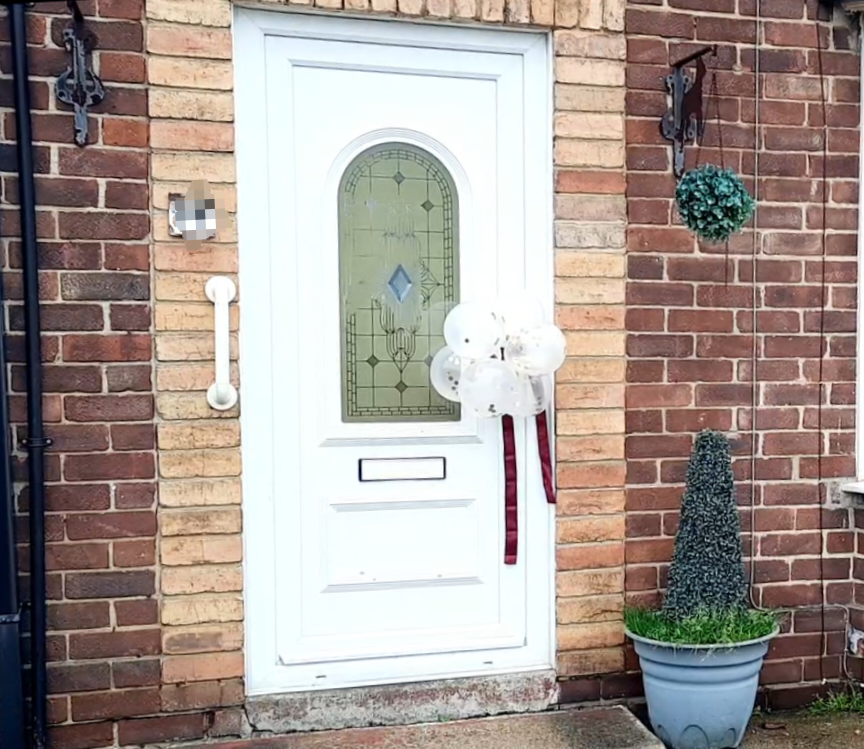Before and After Door Makeover