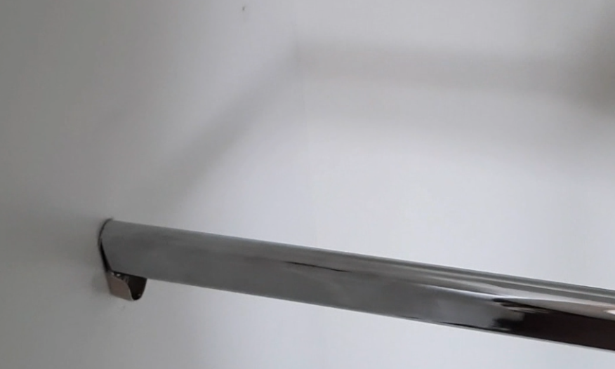 Install New Rod Inside Wardrobe