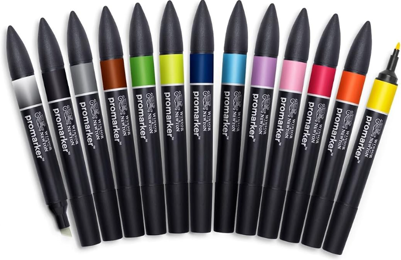 Get creative and start painting with promarker pens